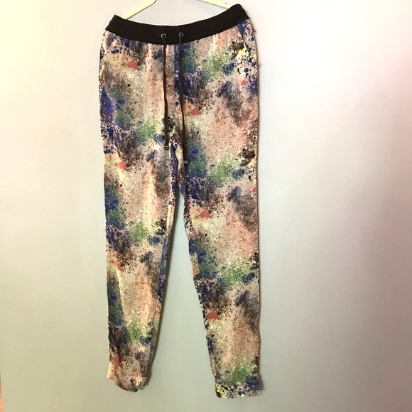 Trouser | cropped pant | colourful | painter | artistic - Picture 4 of 9